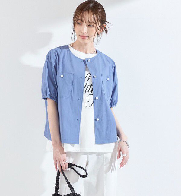 SHIPS Colors 「SHIPS Colors:〈接触冷感・UVカット・撥水〉マルチファンクション 羽織 シャツ◇」|シャツ・ブラウス|