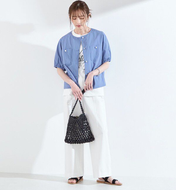 SHIPS Colors 「SHIPS Colors:〈接触冷感・UVカット・撥水〉マルチファンクション 羽織 シャツ◇」|シャツ・ブラウス|