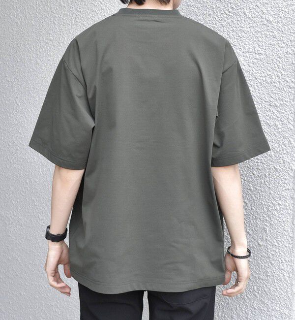 SHIPS any「【WEB限定】SHIPS any: リラックス ナイロンポケット クルーネック Tシャツ◆」|Tシャツ・カットソー|