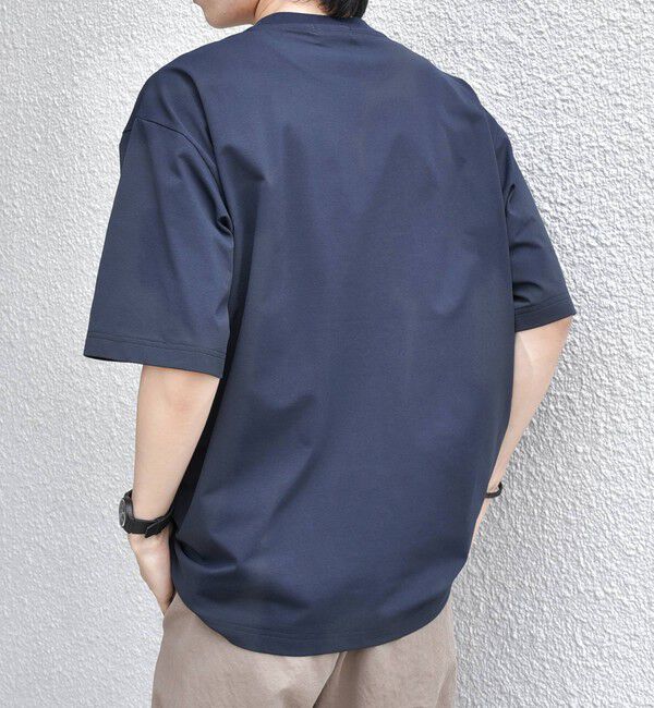 SHIPS any「【WEB限定】SHIPS any: リラックス ナイロンポケット クルーネック Tシャツ◆」|Tシャツ・カットソー|