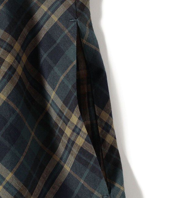 SHIPS for women「SHIPS Primary Navy Label:〈手洗い可能〉ダークマドラス チェック ワンピース」|ワンピース|