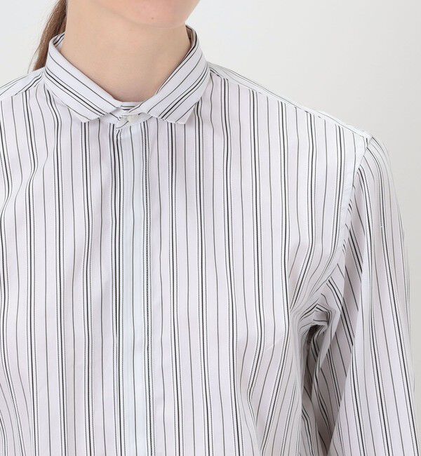 TOMORROWLAND BUYING WEAR「BOURRIENNE AMAZONE ストライプシャツ」|シャツ・ブラウス|