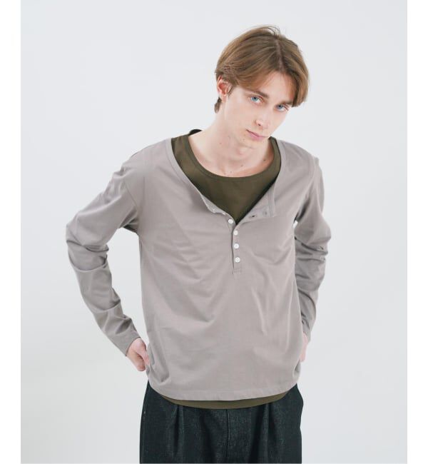 JOINT WORKS「《2枚セット》NOCTO ARCHIVE/ノクト アーカイブ Layered Henley L/S」|Tシャツ・カットソー|