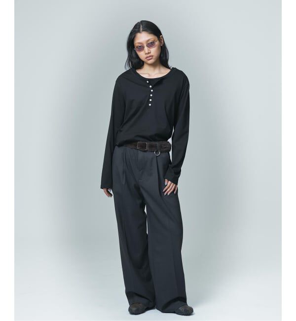 JOINT WORKS「《2枚セット》NOCTO ARCHIVE/ノクト アーカイブ Layered Henley L/S」|Tシャツ・カットソー|