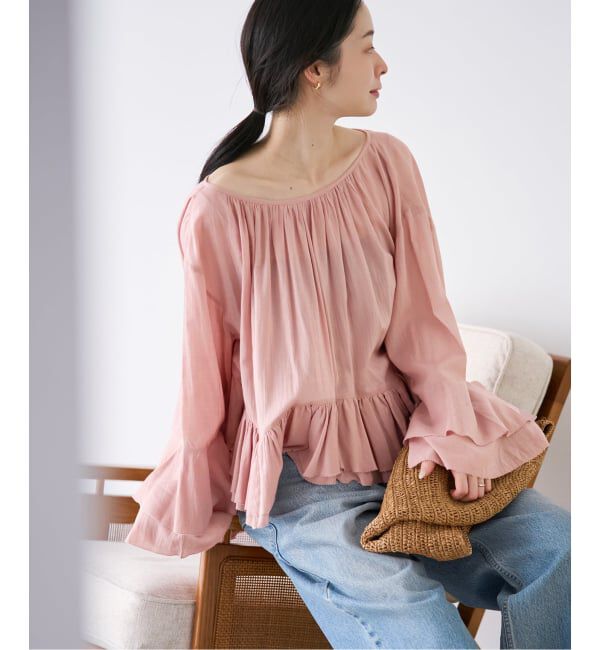 Plage「COTTON FRILLS ブラウス」|シャツ・ブラウス|
