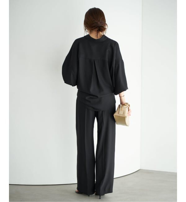 Plage「2 Tuck Elegant パンツ」|スラックス|