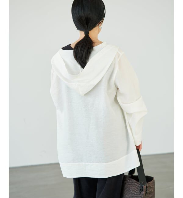 Plage「Sheer Hoodie ブラウス」|シャツ・ブラウス|