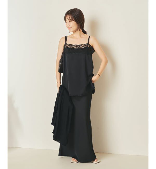 Plage「《追加》Linen mix lace キャミソール 2」|キャミソール|