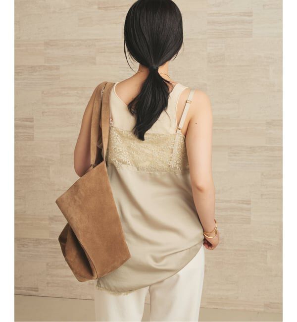 Plage「《追加》Linen mix lace キャミソール 2」|キャミソール|