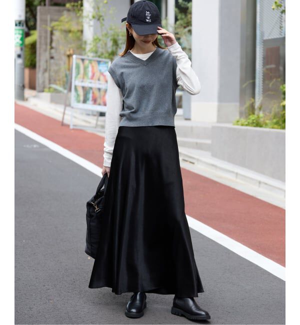 SLOBE IENA「シアー天竺クルーネックロンTEE」|Tシャツ・カットソー|