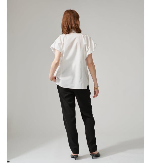 VERMEIL par iena「Taffeta Ribbon ブラウス」|シャツ・ブラウス|