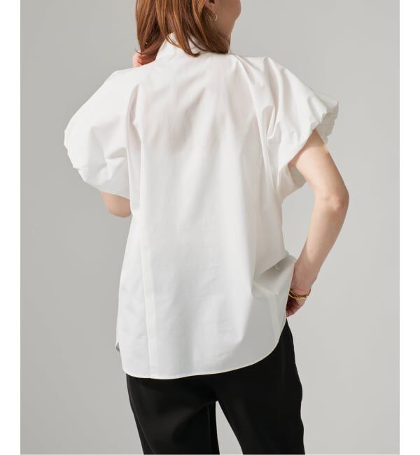 VERMEIL par iena「Taffeta Ribbon ブラウス」|シャツ・ブラウス|