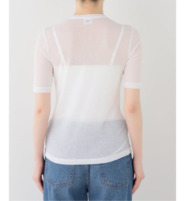 IENA LA BOUCLE「IENA LA BOUCLE 水撚りガスフライス半袖プルオーバー」|Tシャツ・カットソー|