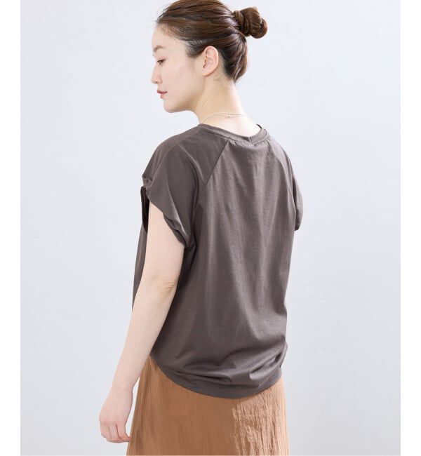 IENA「ツイストスリーブTシャツ」|Tシャツ・カットソー|