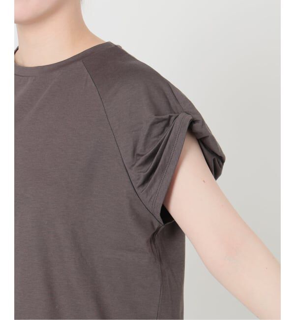 IENA「ツイストスリーブTシャツ」|Tシャツ・カットソー|