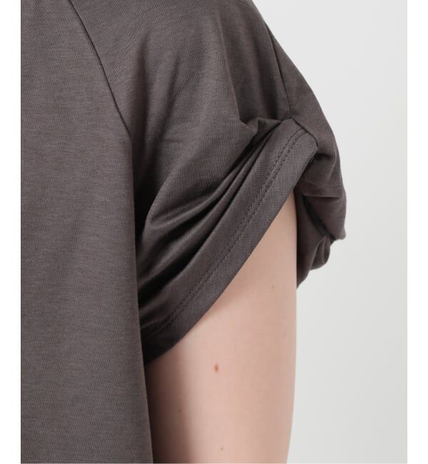 IENA「ツイストスリーブTシャツ」|Tシャツ・カットソー|