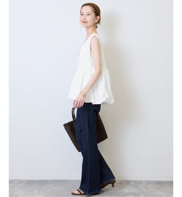 SLOBE IENA「《予約》バルーンコンビカットソー」|Tシャツ・カットソー|