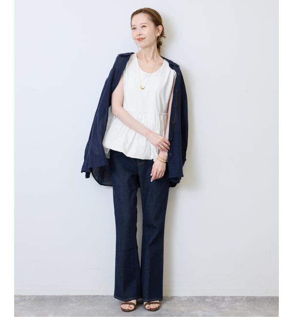 SLOBE IENA「《予約》バルーンコンビカットソー」|Tシャツ・カットソー|