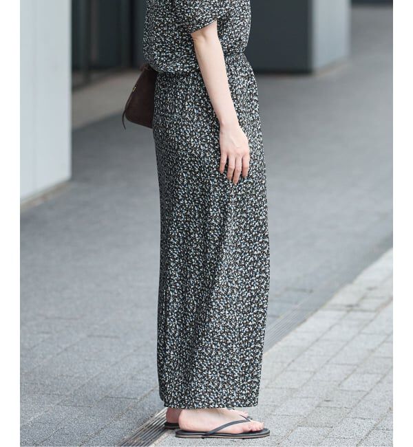 IENA「《追加予約2/セットアップ対応》ソフトヴィンテージフラワースカート」|スカート|
