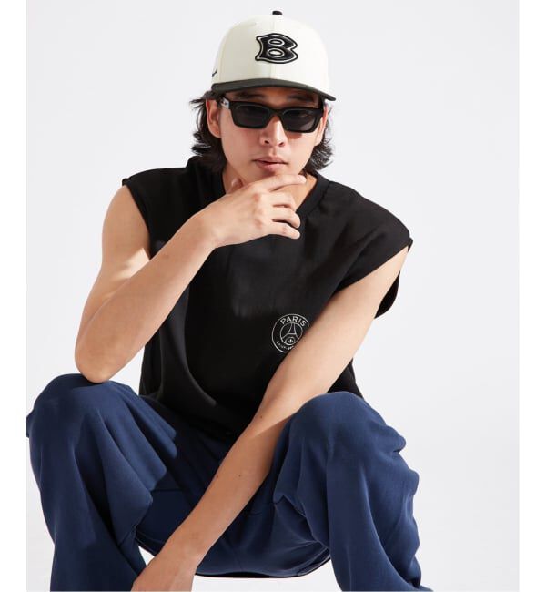 Paris Saint-Germain「【Paris Saint-Germain / パリ・サン＝ジェルマン】 JP METALIC LOGO TANK」|Tシャツ・カットソー|