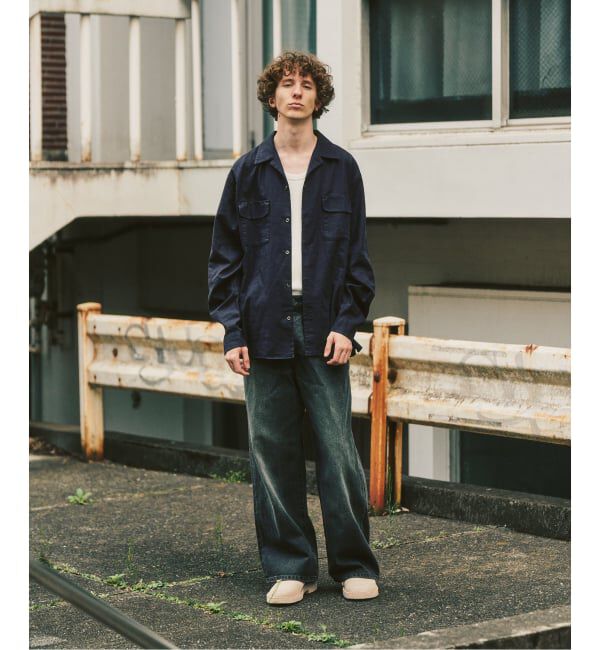 417 EDIFICE「12.5OZ フェードグレー ワイドデニム」|デニム|