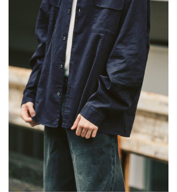 417 EDIFICE「12.5OZ フェードグレー ワイドデニム」|デニム|