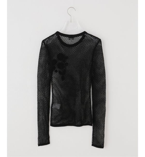 PULP「GANNI / ガニー Mercerized Cotton Mesh Pointelle L」|Tシャツ・カットソー|