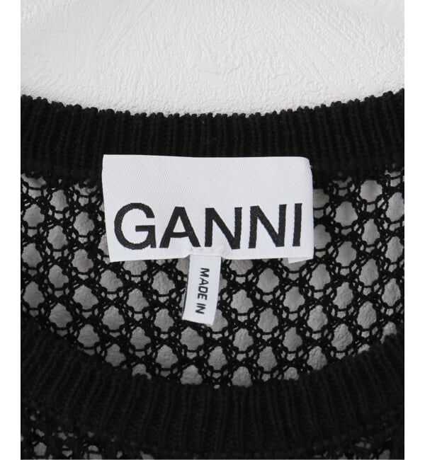 PULP「GANNI / ガニー Mercerized Cotton Mesh Pointelle L」|Tシャツ・カットソー|