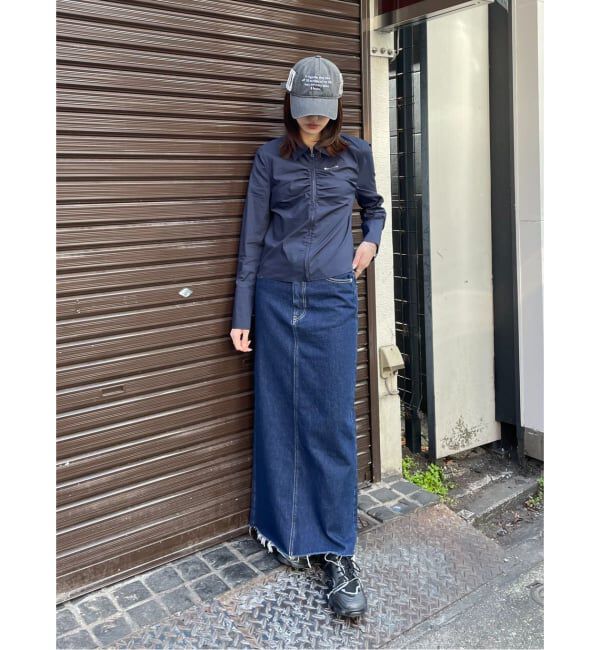 Oriens JOURNAL STANDARD「《追加》セルフカットロングデニムスカート」|スカート|