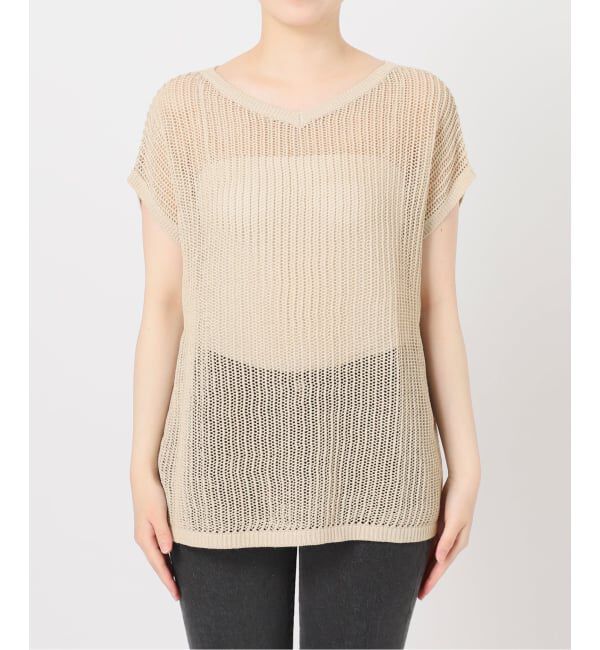 JOURNAL STANDARD relume「2WAYメッシュニットフレンチスリーブ」|ニット・セーター|