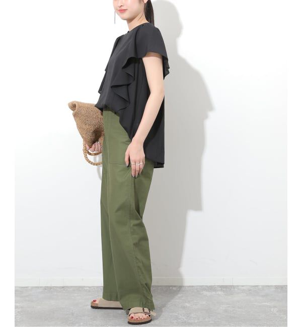 JOURNAL STANDARD relume「ラミーボイルクロスラッフルブラウス」|シャツ・ブラウス|