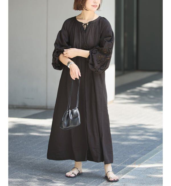 journal standard L'essage「《追加》カットワークエンブロイダリーワンピース」|ワンピース|