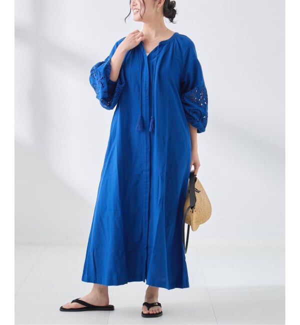 journal standard L'essage「《追加》カットワークエンブロイダリーワンピース」|ワンピース|