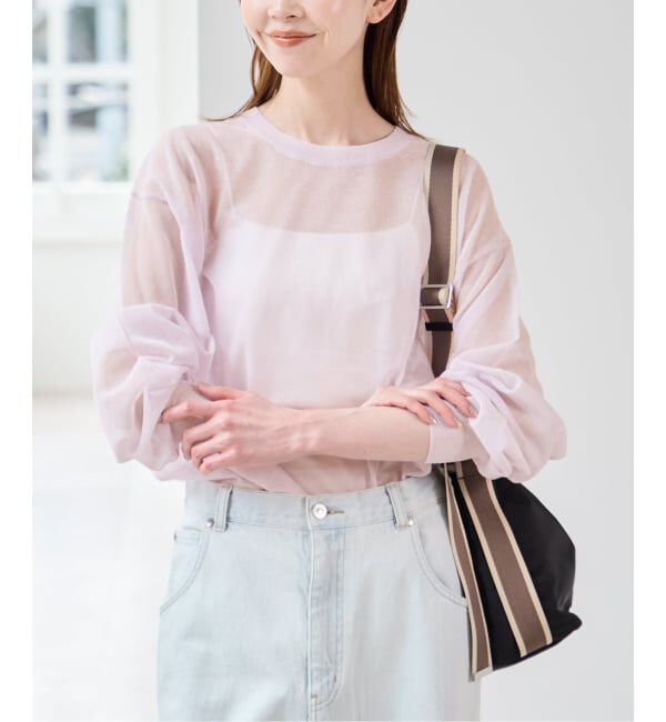 U by SPICK&SPAN「シアールーズニットプルオーバー」|ニット・セーター|