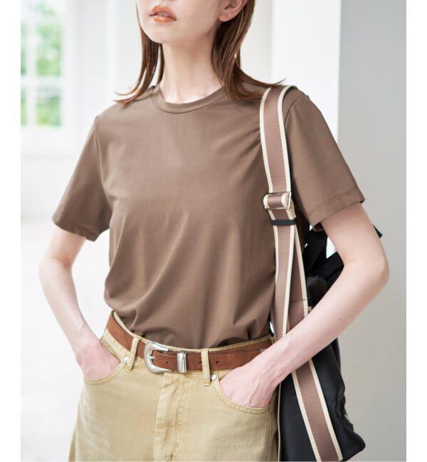 U by SPICK&SPAN「《UVカット / 接触冷感》ベアテンジクTシャツ」|Tシャツ・カットソー|ブラウン