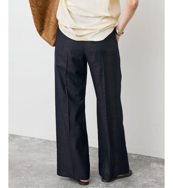 Spick and Span「《セットアップ可》ライトドライクロスパンツ」|スラックス|