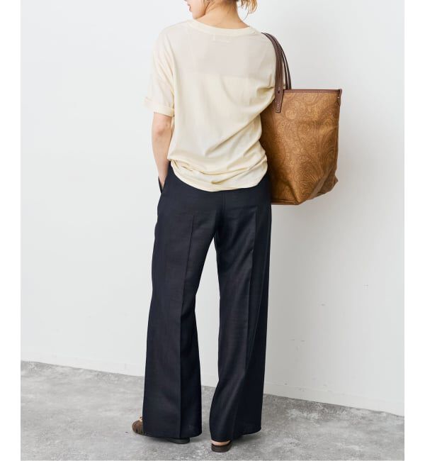 Spick and Span「《セットアップ可》ライトドライクロスパンツ」|スラックス|