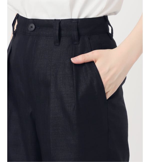 Spick and Span「《セットアップ可》ライトドライクロスパンツ」|スラックス|