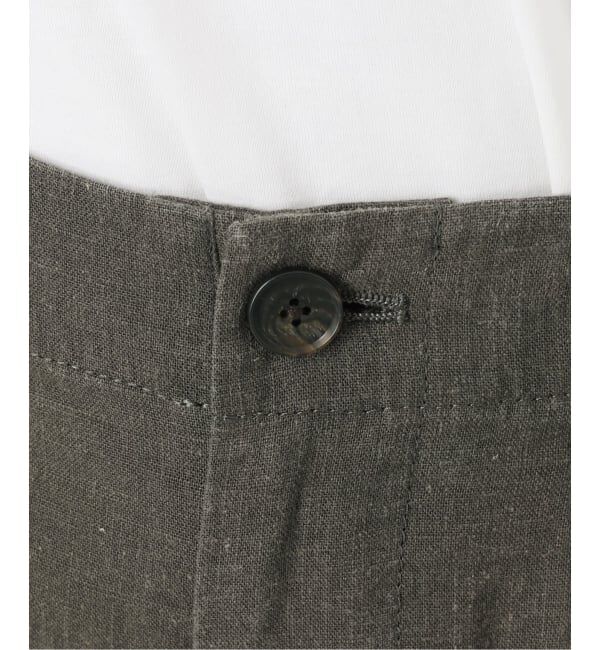Spick and Span「ハイブリッドラミー1タックワイドパンツ」|スラックス|