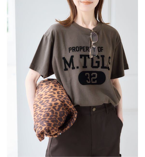 U by SPICK&SPAN「《追加》GULFCOAST SPORTSWEAR/ガルフコーストスポーツウェア ロゴTEE 2」|Tシャツ・カットソー|ブラック B