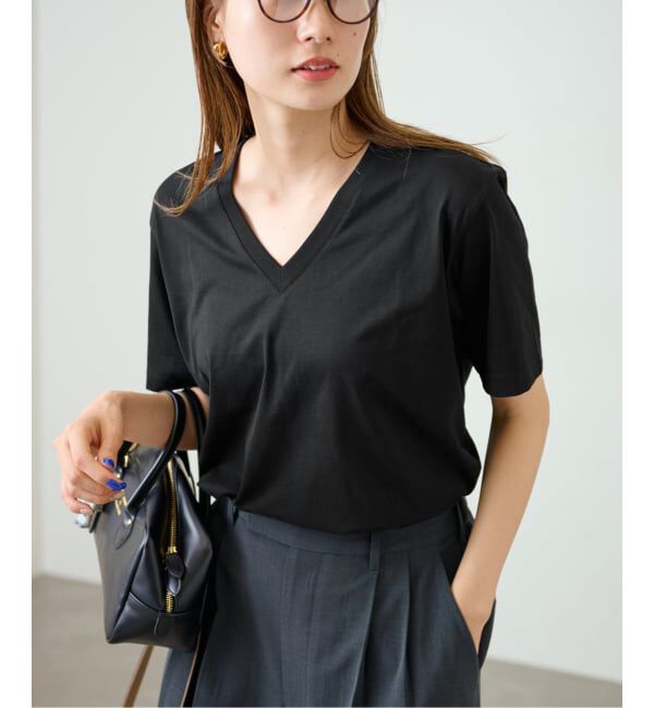 FRAMeWORK「≪追加≫LOEFF/ロエフ 別注 Vネック TEE2」|Tシャツ・カットソー|