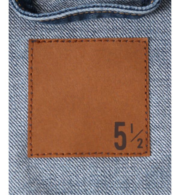 Spick and Span「《WEB限定 / 予約》5 1/2 2ND-LINE CROP ジャケット」|デニムジャケット|
