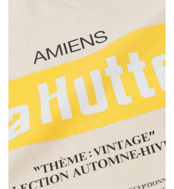  「《予約》La Hutte/ラユット yellow box logo tote」|トートバッグ|