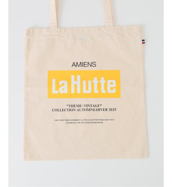 「《予約》La Hutte/ラユット yellow box logo tote」|トートバッグ|