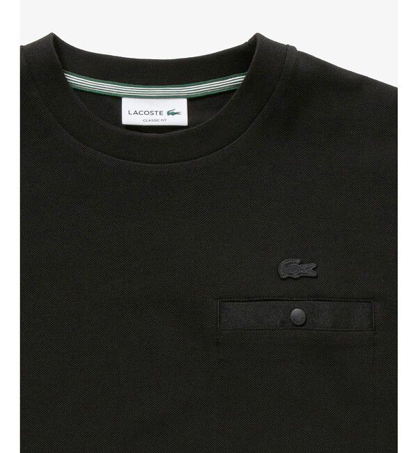 LACOSTE「グログランポケットワントーンTシャツ」|Tシャツ・カットソー|