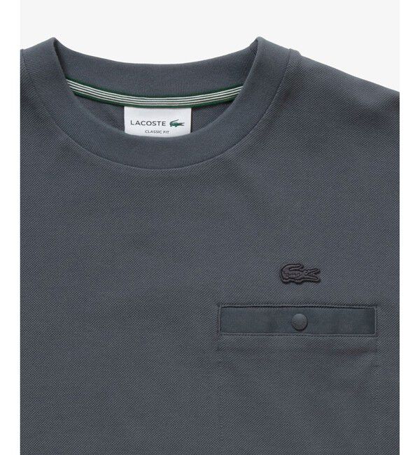 LACOSTE「グログランポケットワントーンTシャツ」|Tシャツ・カットソー|