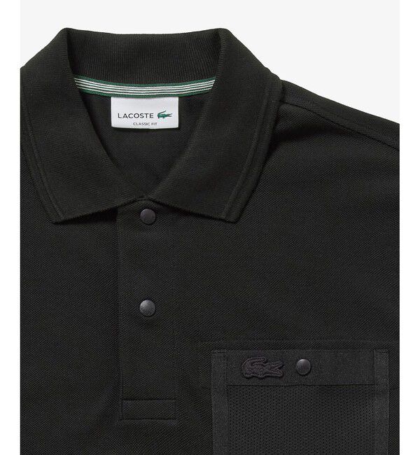 LACOSTE「メッシュポケットワントーンポロシャツ」|ポロシャツ|
