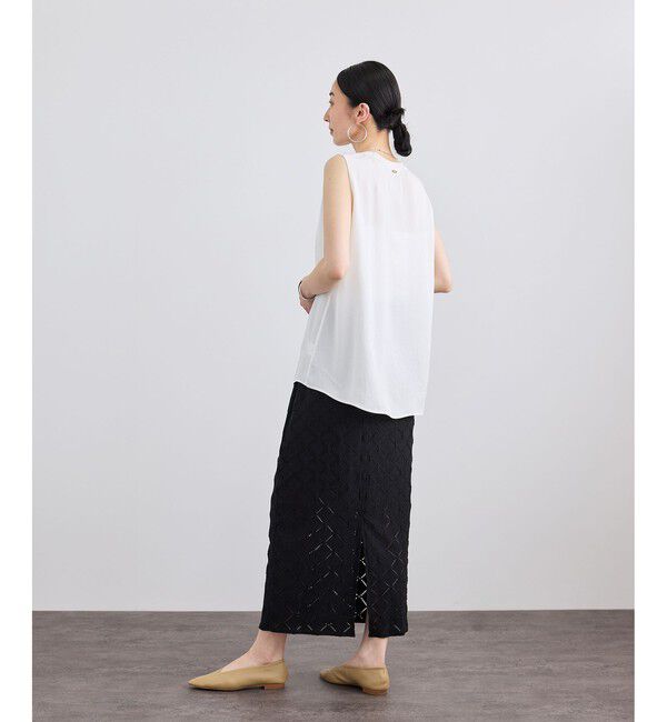 SALON adam et rope'「ブライトツイルタンクトップ / セットアップ対応」|Tシャツ・カットソー|