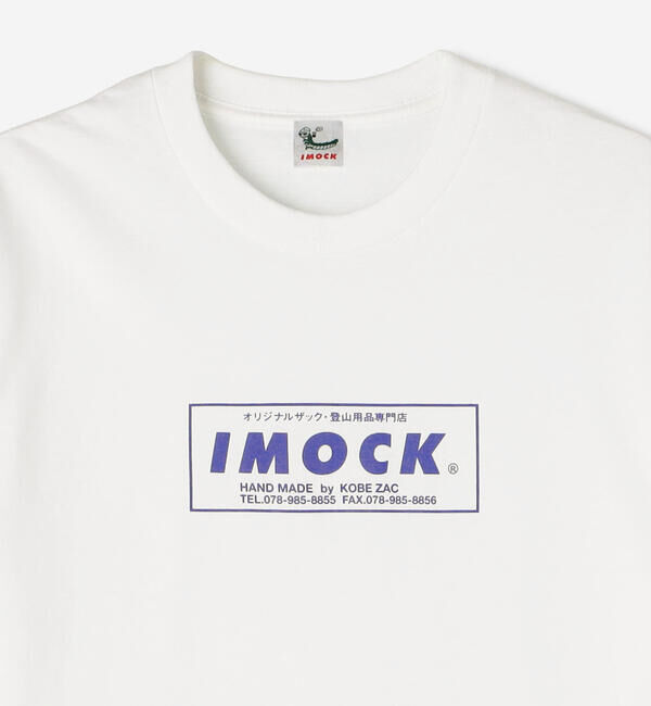  「神戸ザック | 〈別注〉IMOCK ロゴTシャツ PURPLE MEN」|Tシャツ・カットソー|