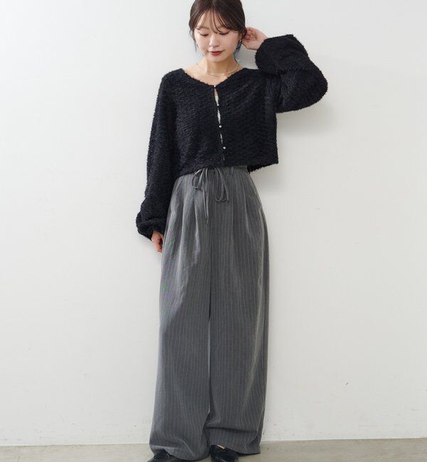  「【WEB限定/2サイズ展開/全骨格◎/裏地無し】ピンストライプスラックス」|チノ|